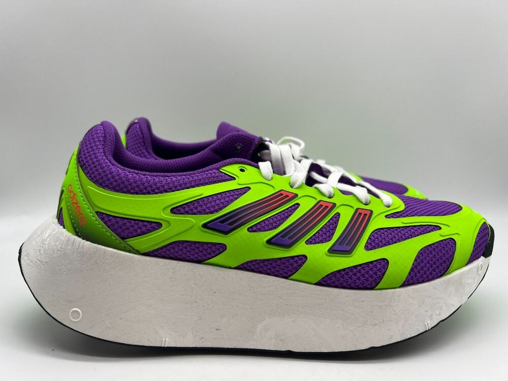 adidas Adizero Aruku Active Purple Solar Green JP5566 Women's Size 7.5